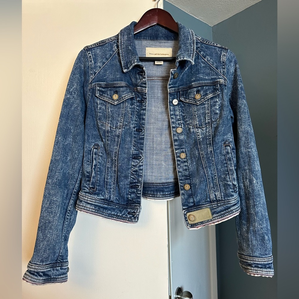 Pilcro Anthropology Jean Jacket size M